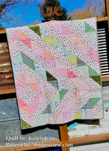 Load image into Gallery viewer, Baby Quilt Pattern || Offset Diamond PDF Quilt Pattern