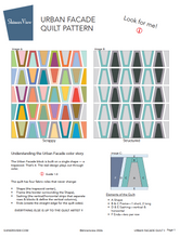 Load image into Gallery viewer, Quilt Pattern PDF || Urban Facade Quilt