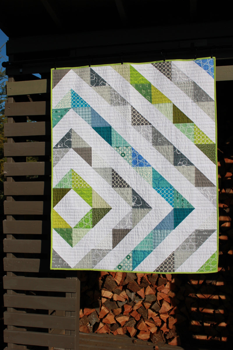 Baby Quilt Pattern || Offset Diamond PDF Quilt Pattern – ShinersView