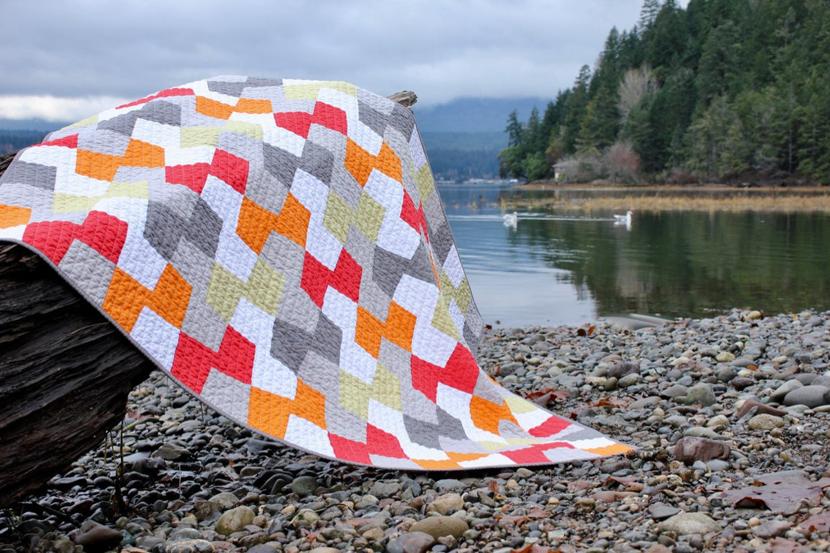 Quilt Pattern PDF || Geometric Patchwork – ShinersView